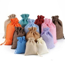 Jute Drawstring Pouch