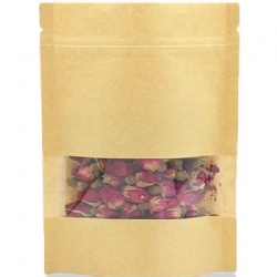 Durable Kraft Paper Stand-up Zipper Food Bag